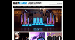 Desktop Screenshot of partystarterentertainment.com